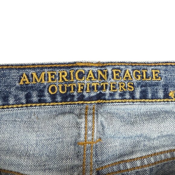 Men's‎ AMERICAN EAGLE Relaxed Straight Jeans | Size 32X30 - Picture 6 of 11